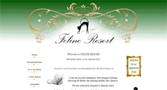 Desktop Screenshot of felineresort.com.au